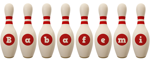 Babafemi bowling-pin logo