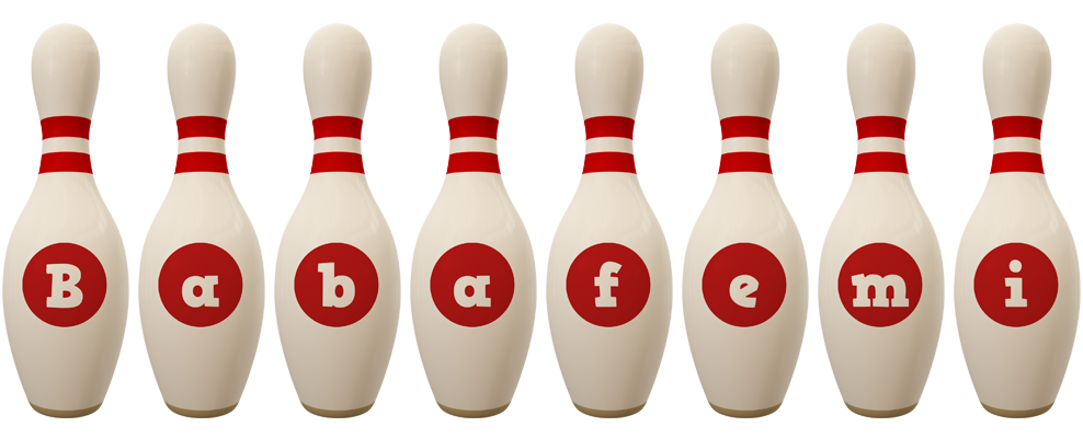 Babafemi bowling-pin logo