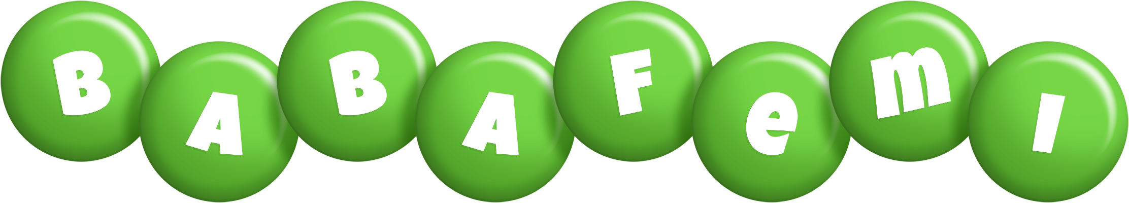 Babafemi candy-green logo