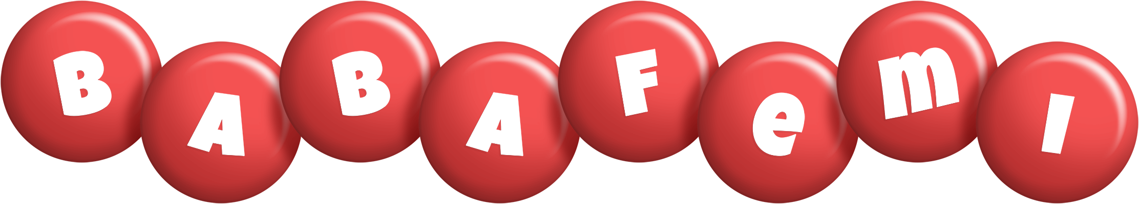 Babafemi candy-red logo