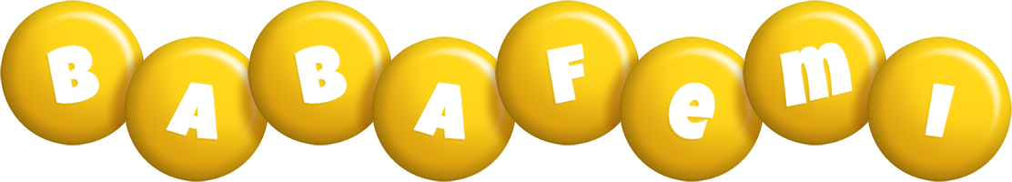 Babafemi candy-yellow logo