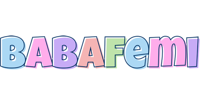 Babafemi pastel logo