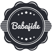 Babajide badge logo