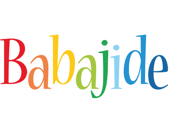 Babajide birthday logo