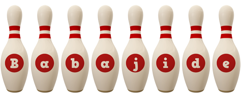 Babajide bowling-pin logo