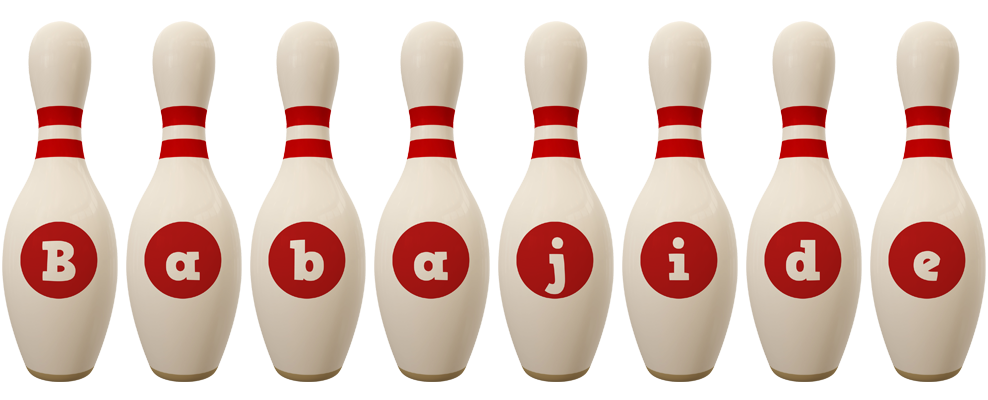 Babajide bowling-pin logo