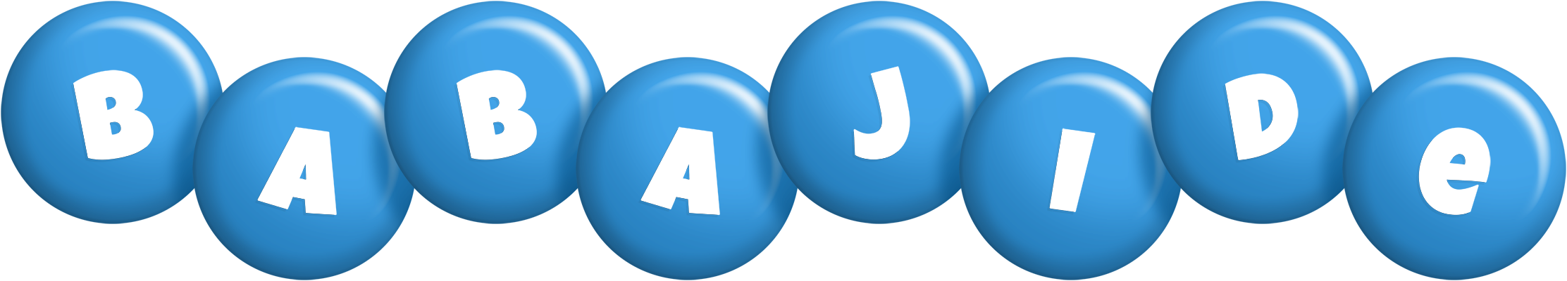 Babajide candy-blue logo