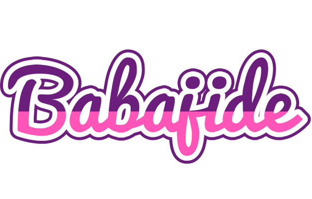 Babajide cheerful logo