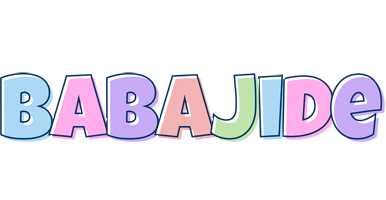 Babajide pastel logo