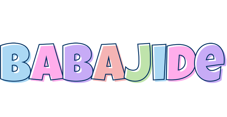 Babajide pastel logo