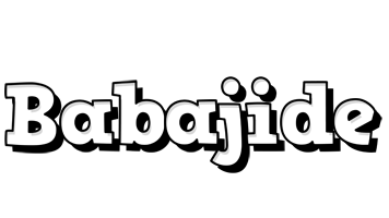 Babajide snowing logo