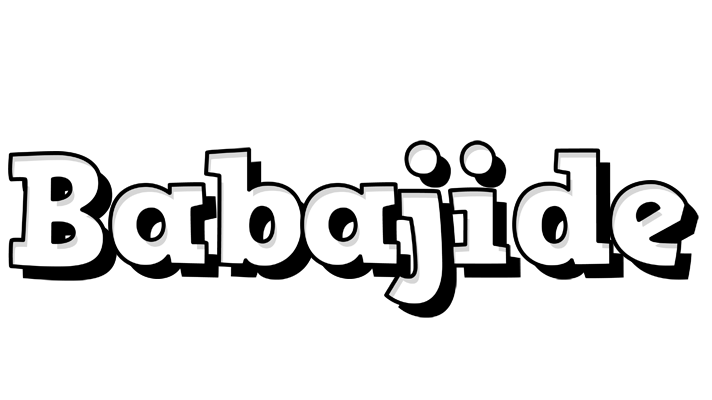 Babajide snowing logo