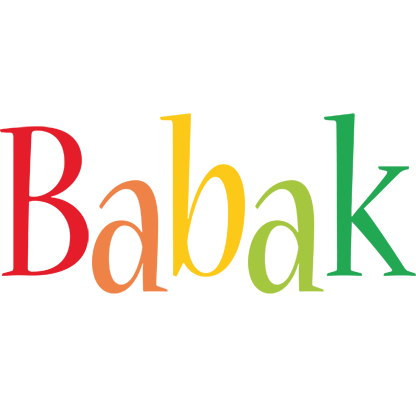 Babak birthday logo