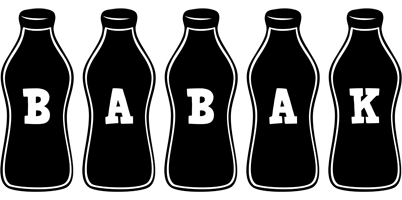 Babak bottle logo