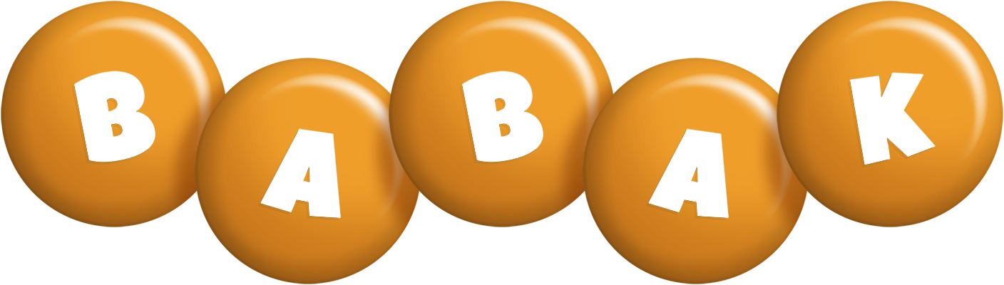 Babak candy-orange logo