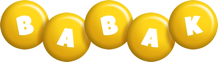 Babak candy-yellow logo