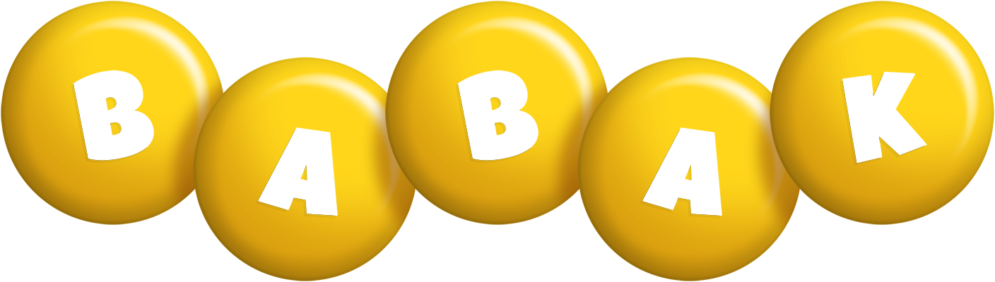 Babak candy-yellow logo
