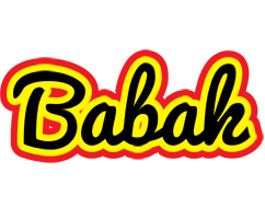 Babak flaming logo