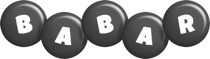 Babar candy-black logo