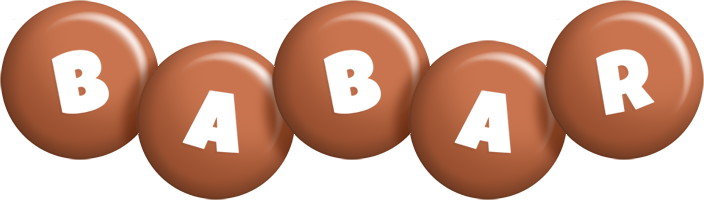 Babar candy-brown logo