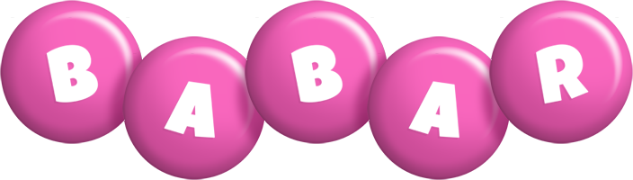 Babar candy-pink logo