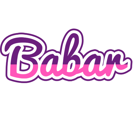 Babar cheerful logo