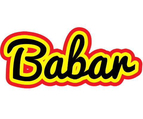 Babar flaming logo
