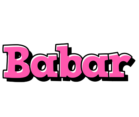 Babar girlish logo