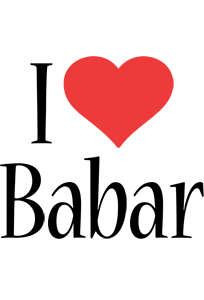 Babar i-love logo