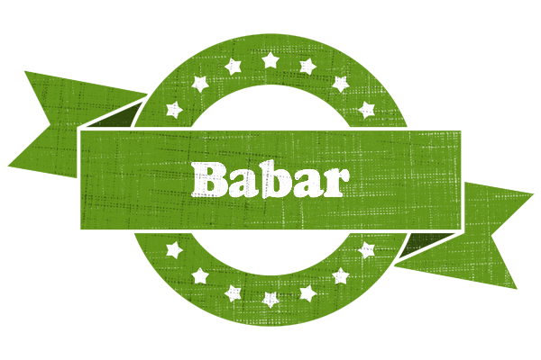 Babar natural logo