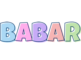 Babar pastel logo