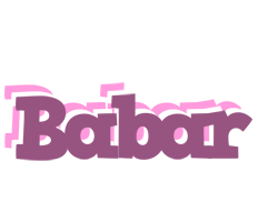Babar relaxing logo