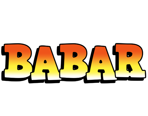 Babar sunset logo