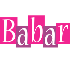 Babar whine logo