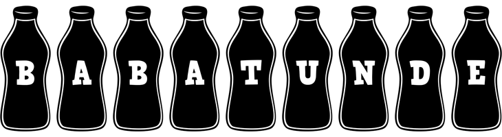 Babatunde bottle logo