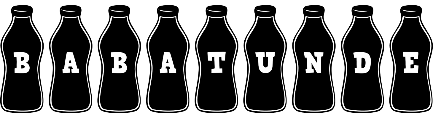 Babatunde bottle logo