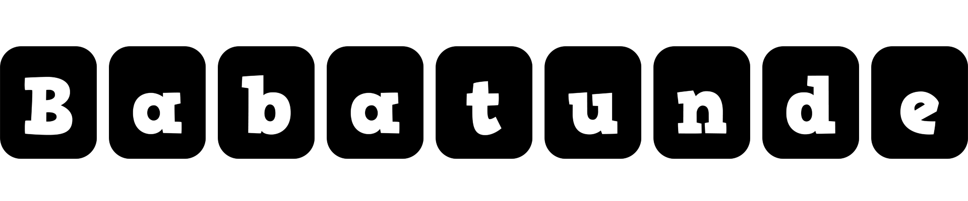 Babatunde box logo