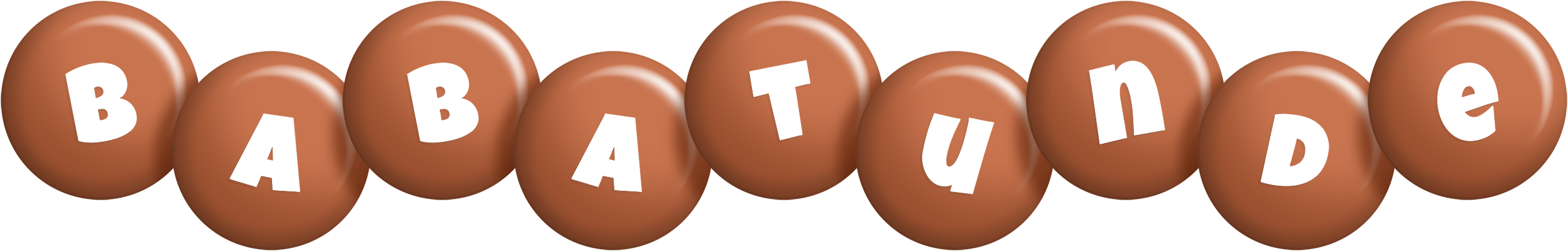 Babatunde candy-brown logo
