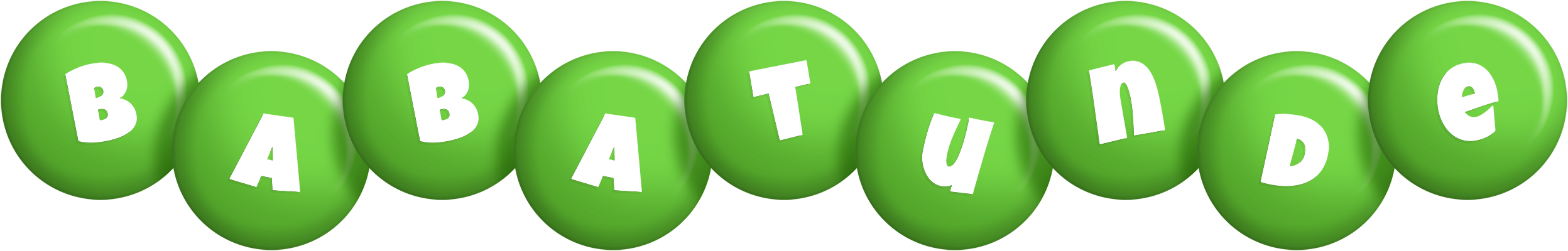 Babatunde candy-green logo