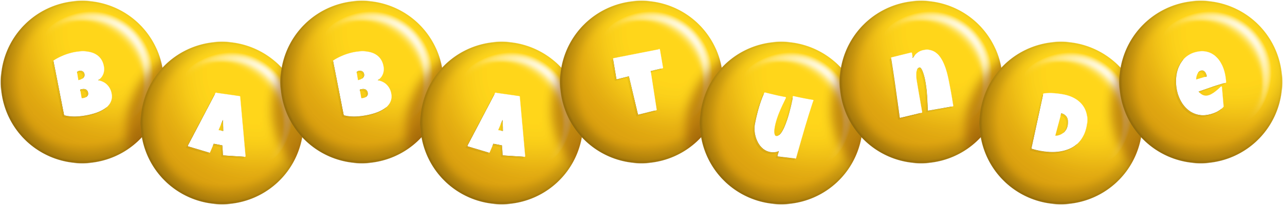 Babatunde candy-yellow logo