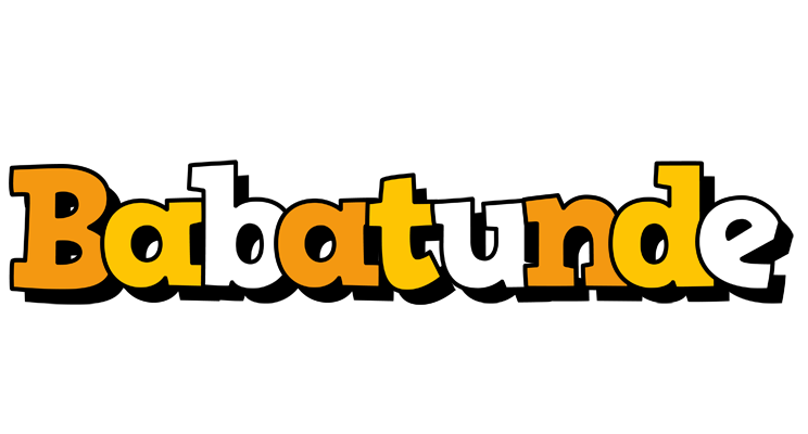 Babatunde cartoon logo