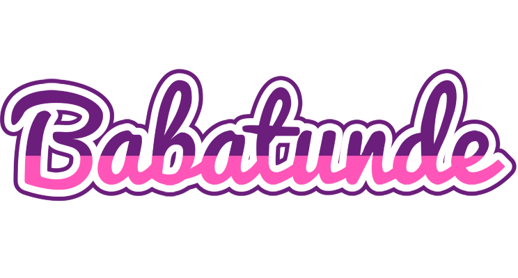 Babatunde cheerful logo