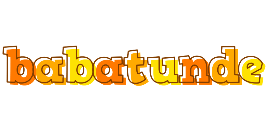 Babatunde desert logo