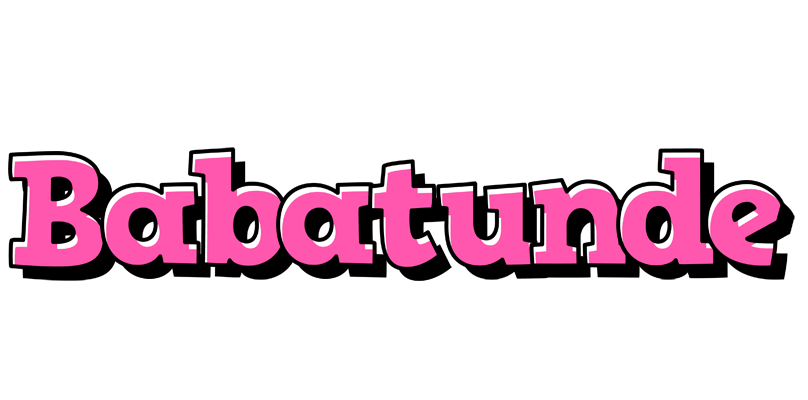 Babatunde girlish logo