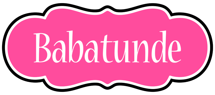 Babatunde invitation logo