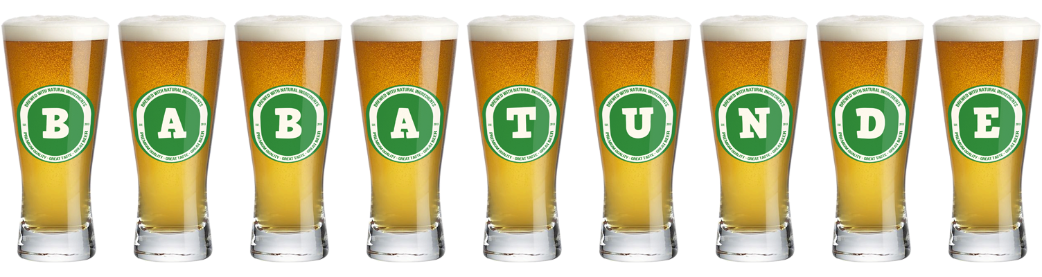 Babatunde lager logo