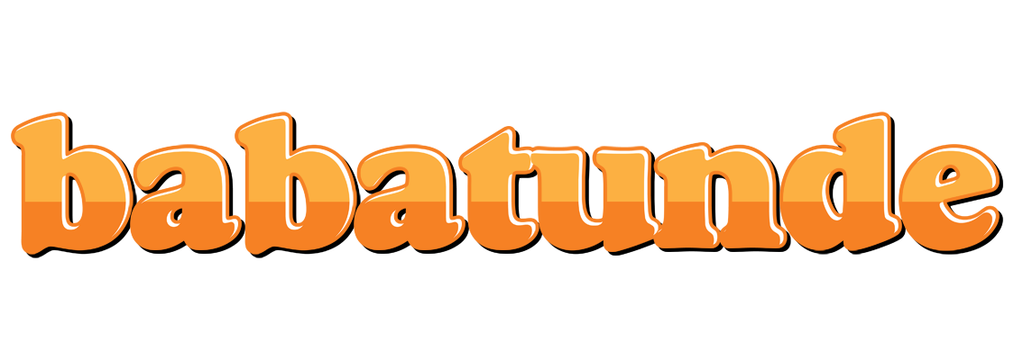 Babatunde orange logo