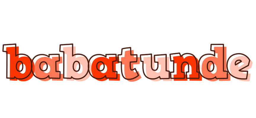 Babatunde paint logo