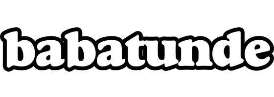 Babatunde panda logo