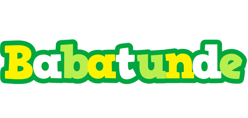 Babatunde soccer logo